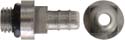 Flush Nipple,
1/4-28 thread,
stainless steel, with 1/4" square shank for nipple wrench,
with tubing, fits Thompson Center